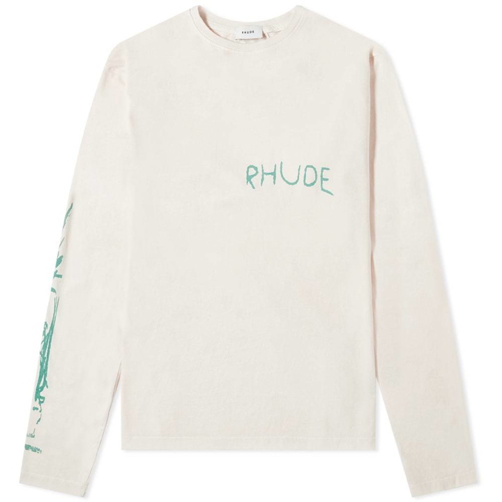 Photo: Rhude Long Sleeve Scabbing Tee