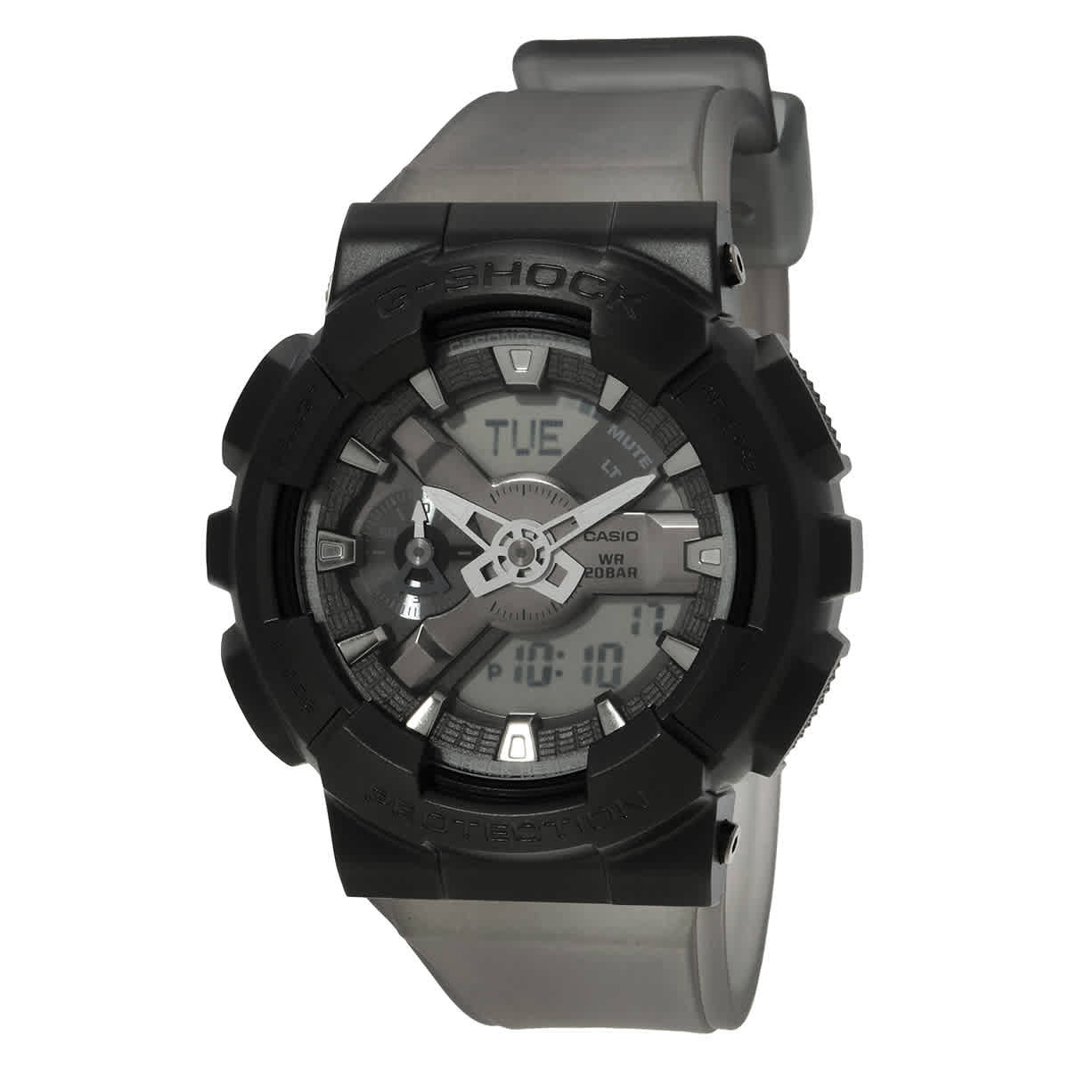 Casio G-Shock Alarm World Time Quartz Analog-Digital Mens Watch GM-110MF-1ADR