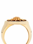 Yvonne Léon 9K Gold Soleil Lapis Lazuli Signet Ring