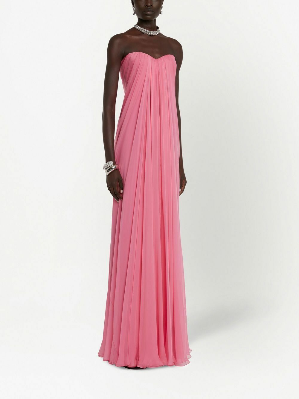 alexander mcqueen long dress This magnificent Alexander McQueen ivory silk ombr fringe bias-cut gown  dates back to his 2009 pre-fall collection. Not only is this a rare  archival find, but the dress is also unworn with original