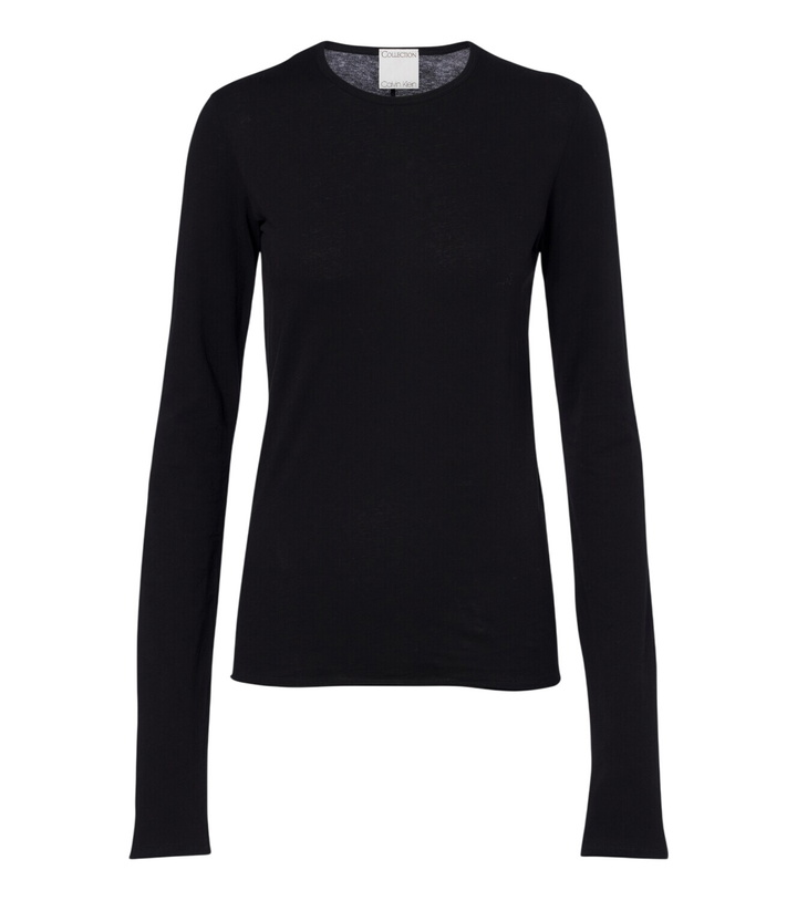 Photo: Calvin Klein Collection Gardénia cotton jersey T-shirt