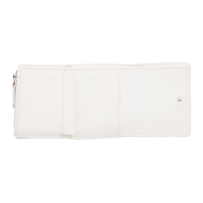 Maison Margiela White Square Glam Slam Wallet