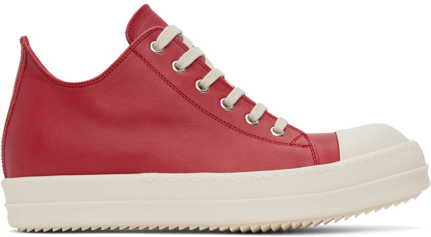 Red low top sneakers online