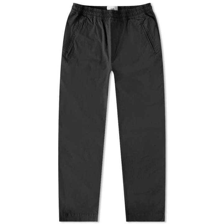 Photo: Folk Men's Drawcord Assembly Pant in Soft Black Ripstop