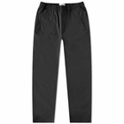 Folk Men's Drawcord Assembly Pant in Soft Black Ripstop