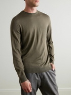 Barena - Ato Slim-Fit Merino Wool Sweater - Green