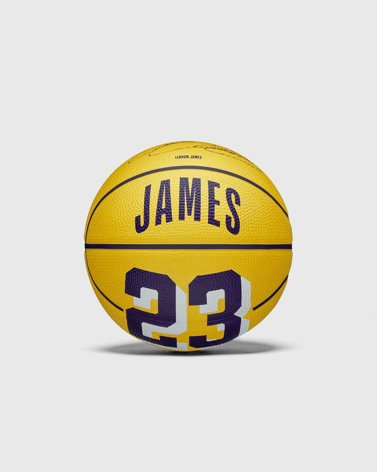 Wilson Nba Player Icon Mini Basketball Lebron New Size 3 Yellow Sports Equipment