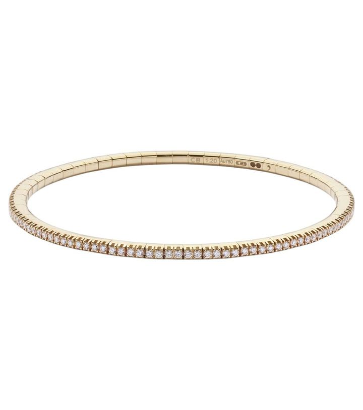 Photo: Bucherer Fine Jewellery Stretchy 18kt gold bracelet with diamonds
