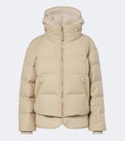 Bogner Mojald suede-trimmed down ski jacket