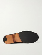 Grenson - Epsom Suede Penny Loafers - Brown