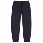 C.P. Company Men's Diagonal Raised Fleece Sweat Pant in Total Eclipse