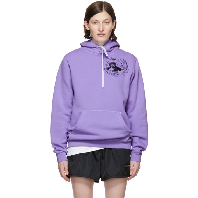 Photo: ERL Purple Nike Edition Witch 1 Hoodie