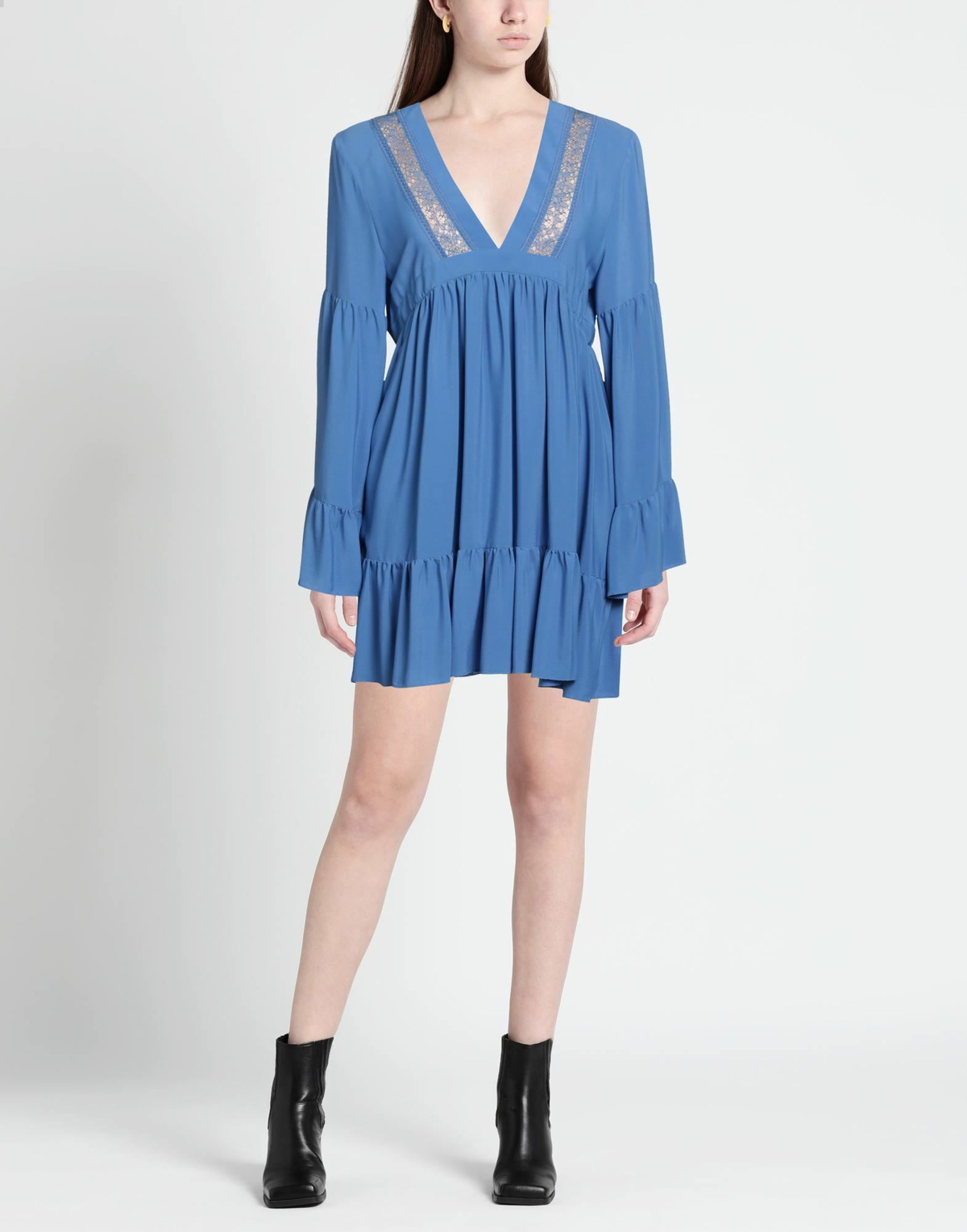 Jucca Womens Mini dress Light in Blue
