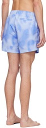 Hugo Blue Printed Swim Shorts