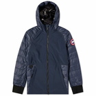 Canada Goose Men's Hybridge Weyburn Hoody in Atlantic Navy