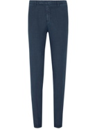 Boglioli - Straight-Leg Linen Suit Trousers - Blue