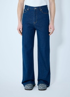 Gucci Denim Jeans With Embroidery