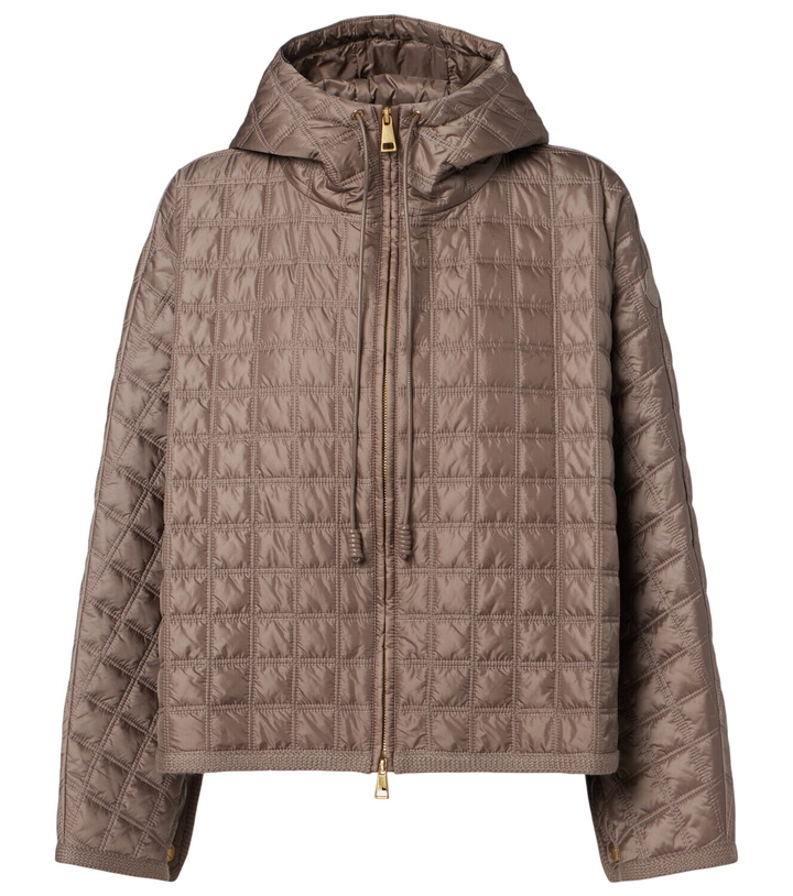 Photo: Moncler Quilted hooded jacket