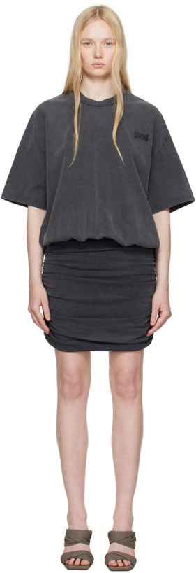 Photo: alexanderwang.t Gray Pre-Styled T-Shirt Minidress