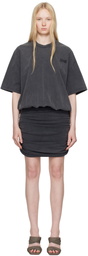 alexanderwang.t Gray Pre-Styled T-Shirt Minidress