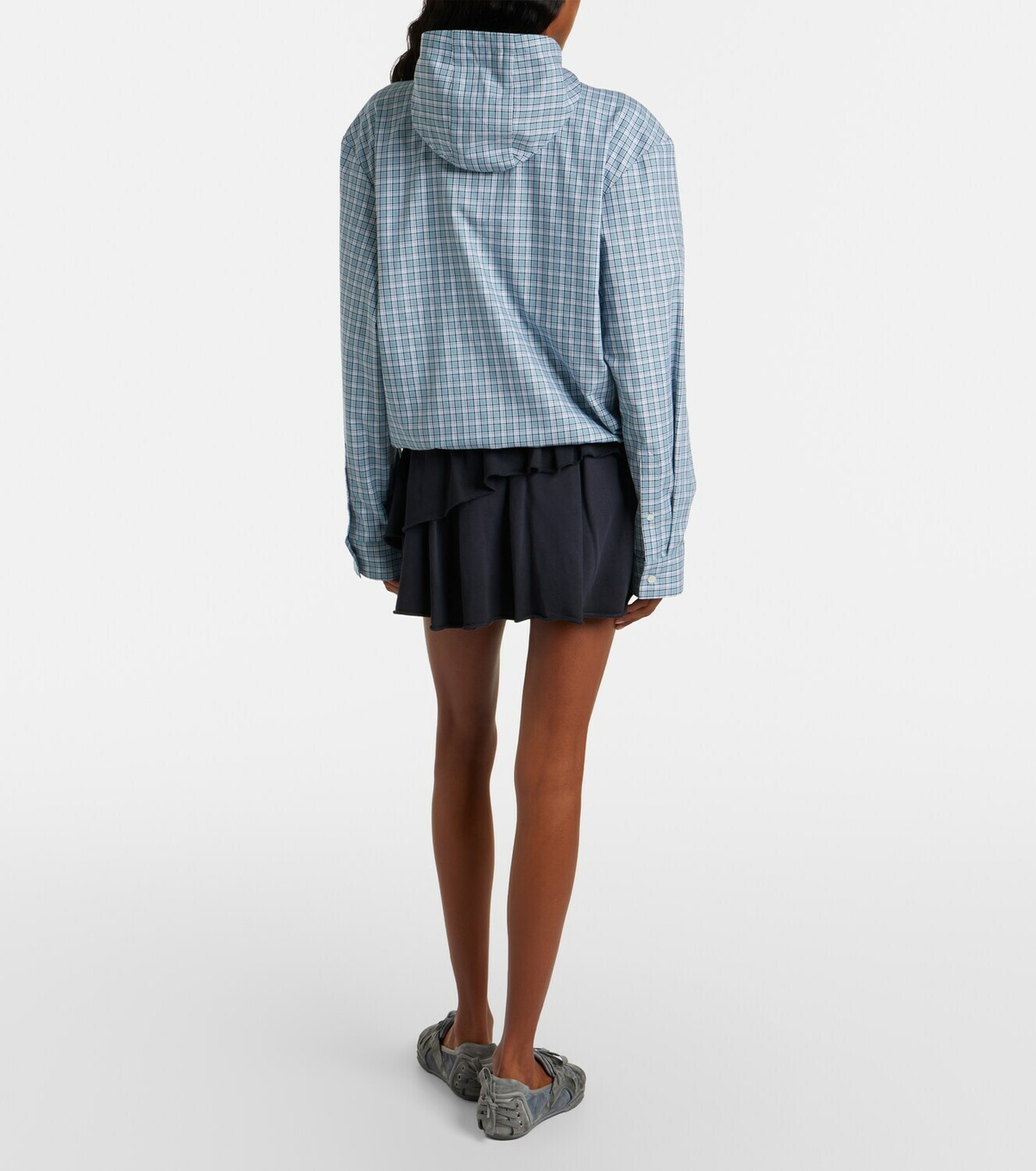 Acne Studios Cotton-blend miniskirt