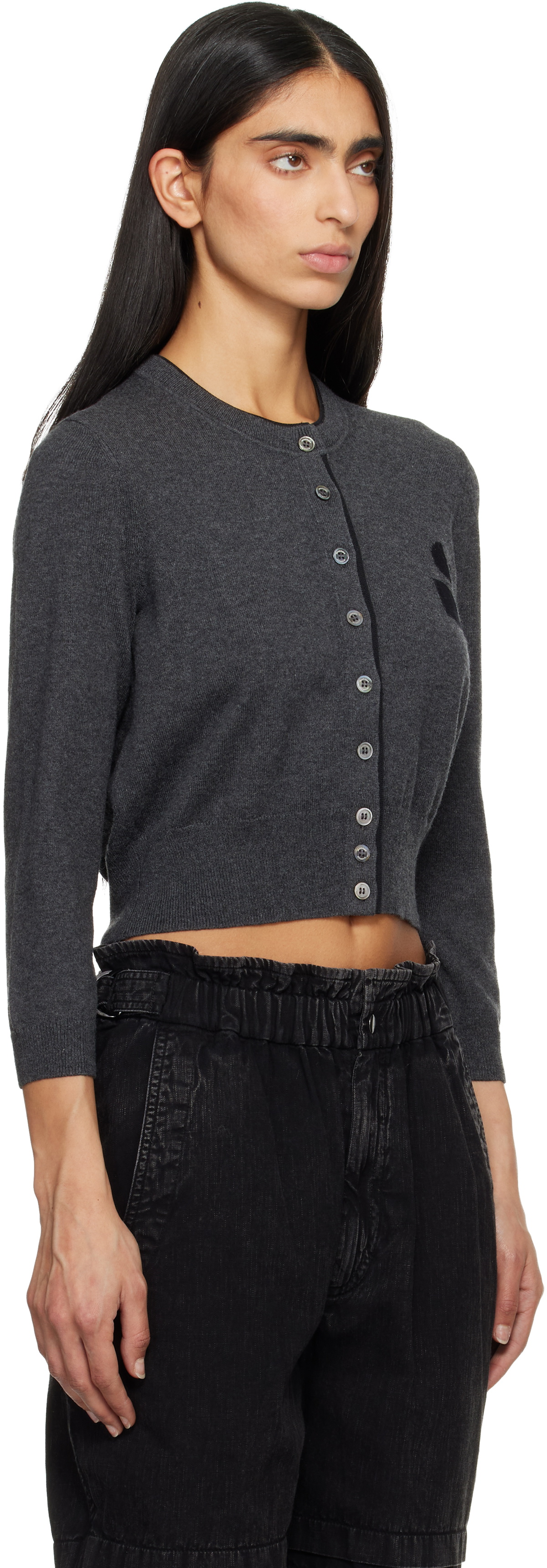 Isabel Marant Etoile Gray Lona Cardigan