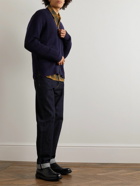 Officine Générale - Miles Ribbed Merino Wool Zip-Up Cardigan - Blue