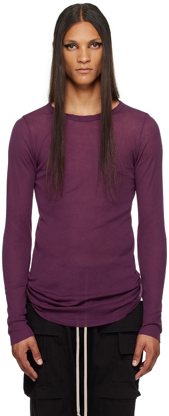 Photo: Rick Owens SSENSE Exclusive Purple KEMBRA PFAHLER Edition Long Sleeve T-Shirt
