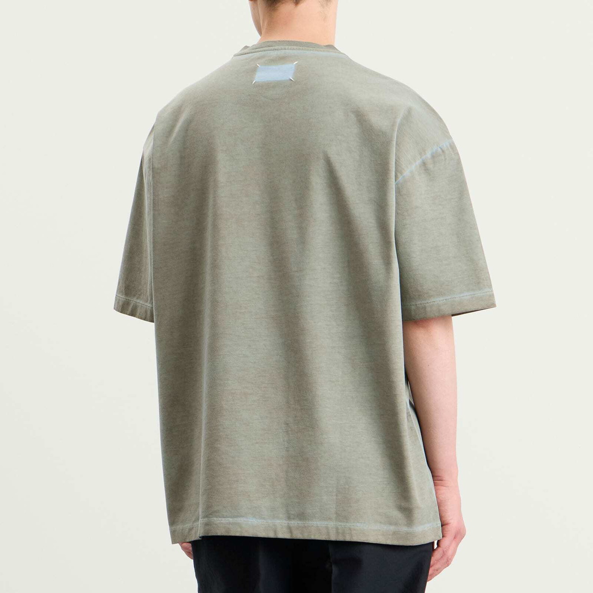 Maison Margiela Men's Oversized T-Shirt in Beige