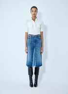Chloé Contrast Denim Shorts