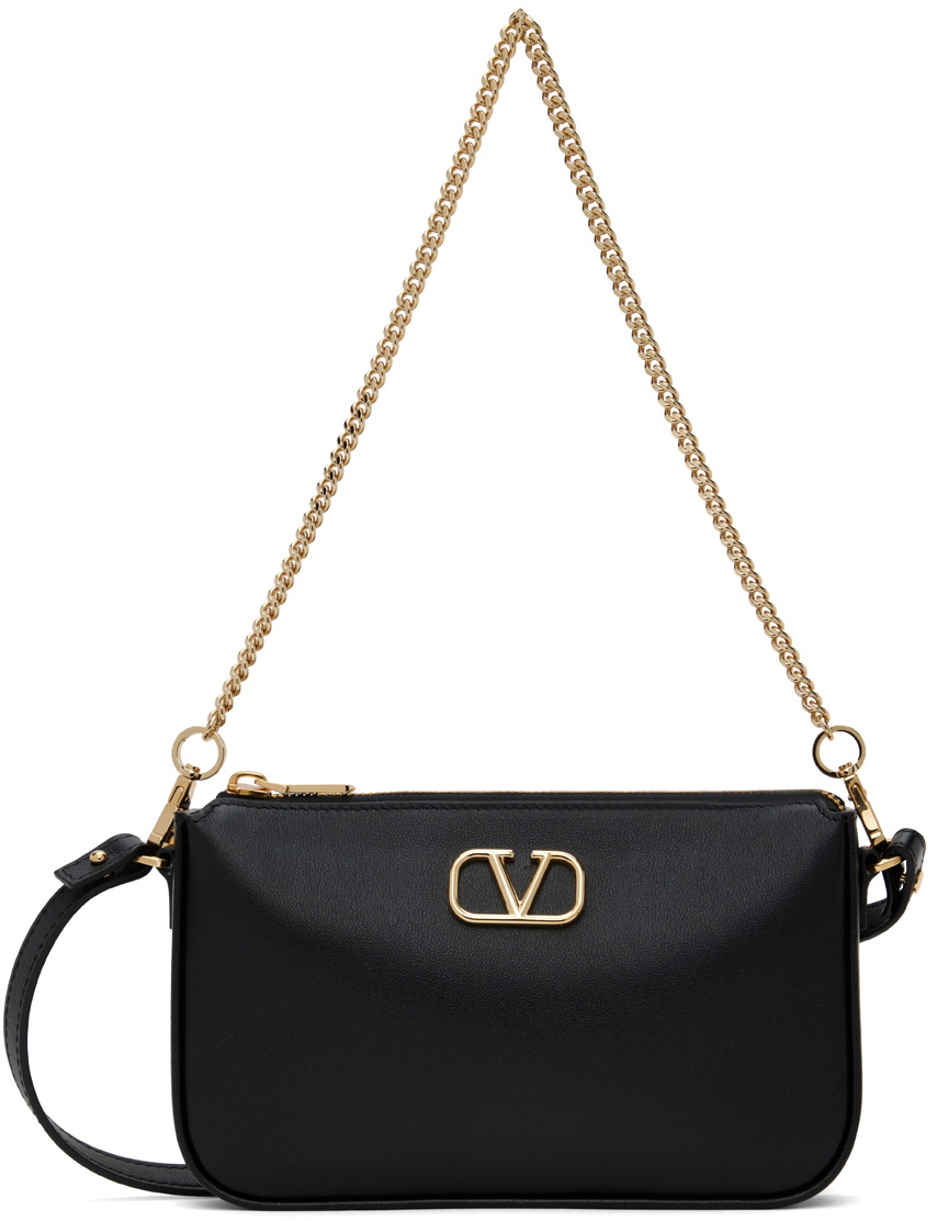 Valentino Garavani Black Mini VLogo Signature Bag Valentino Garavani