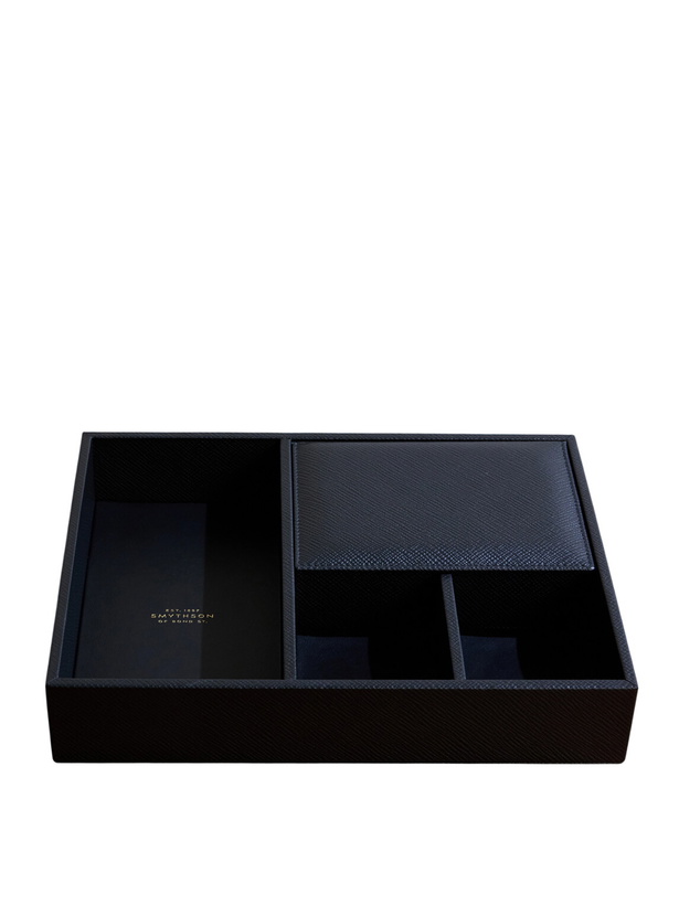 Photo: Smythson - Valet Panama Cross-Grain Leather Tray