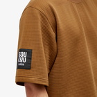 The North Face Men's x Undercover Soukuu Dot Knit T-Shirt in Sepia Brown