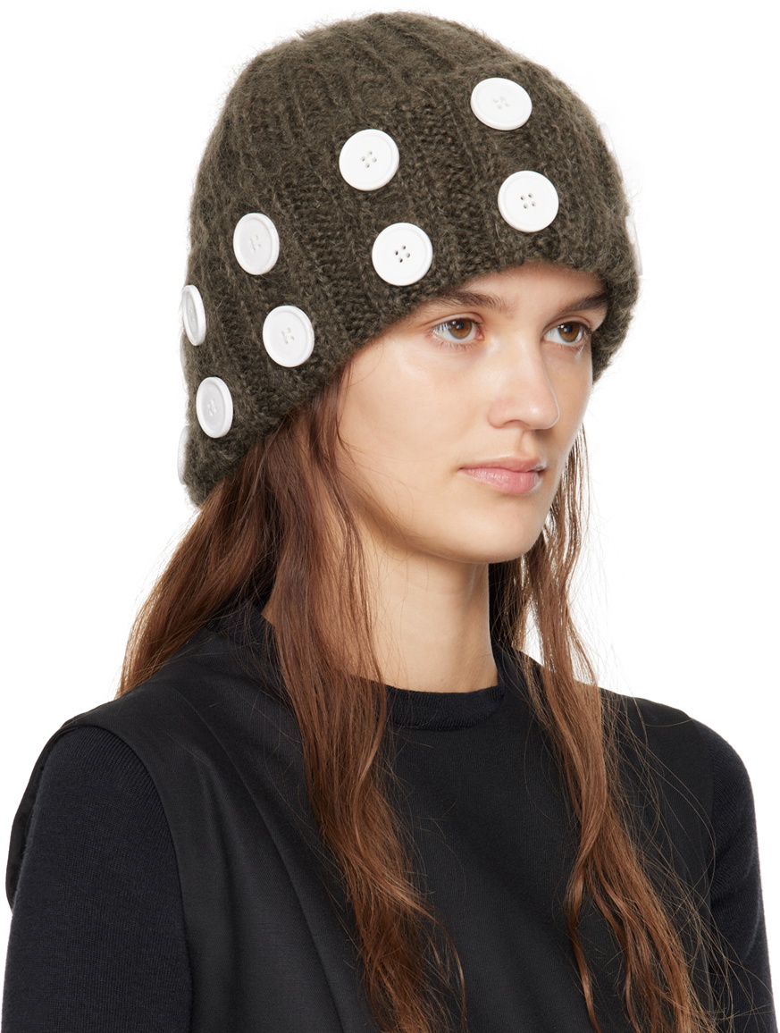 Chopova Lowena Brown Starboard Mohair Beanie Chopova Lowena