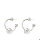 Jean Paul Gaultier Women's Piercing Earrings in Silver 