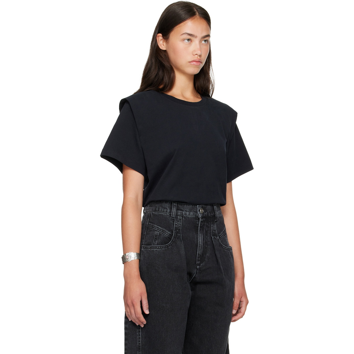 Isabel Marant Black Zelitos T-shirt