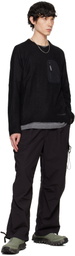 and wander Black Alpha Direct Sweatshirt