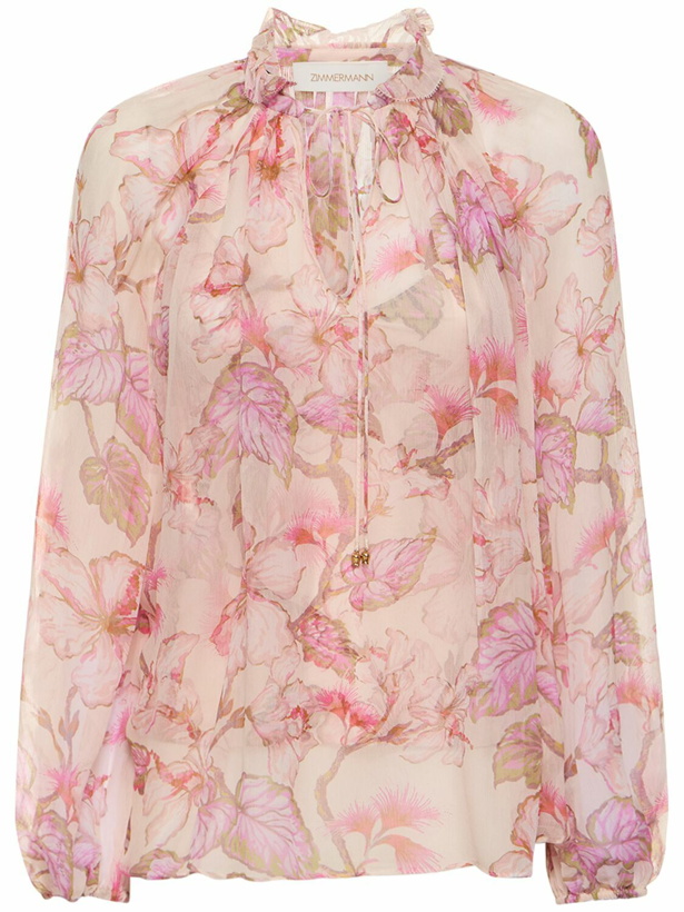 Photo: ZIMMERMANN - Matchmaker Billow Printed Viscose Shirt