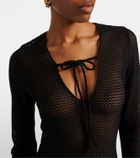 Montce Sophia crochet minidress