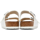 Birkenstock White Regular Arizona Birko-Flor Sandals
