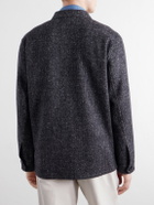 Anderson & Sheppard - Herringbone Wool Overshirt - Gray
