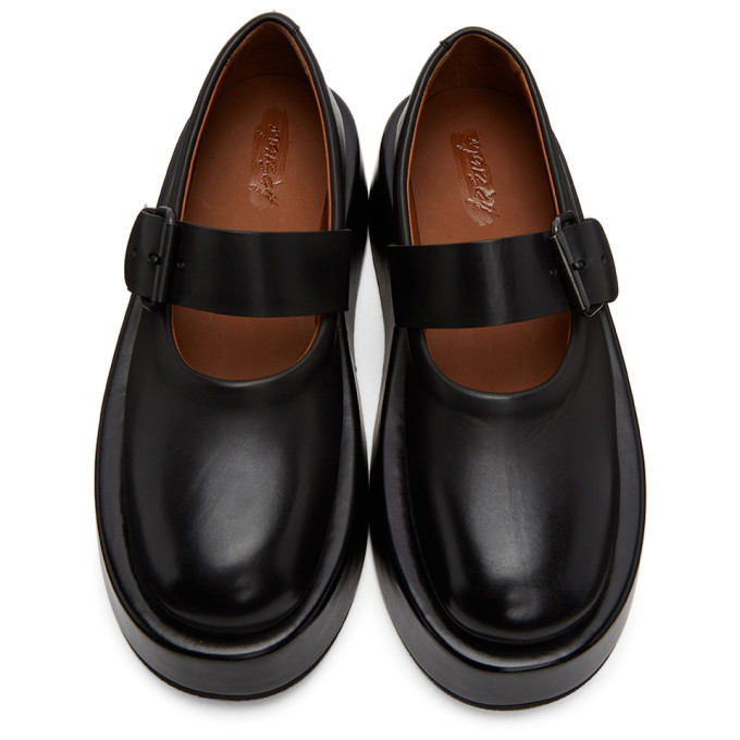 Marsell Black Platform Buckle Shoes Marsèll