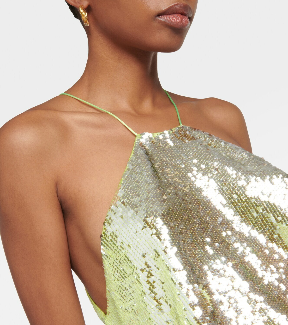Dorothee Schumacher Glittering Nights sequined halterneck top