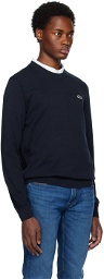 Lacoste Navy Crewneck Sweater