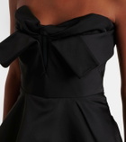 McQueen Bow-detail corset top