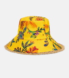 Zimmermann Floral linen bucket hat