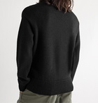 Universal Works - Ribbed Wool Rollneck Sweater - Black