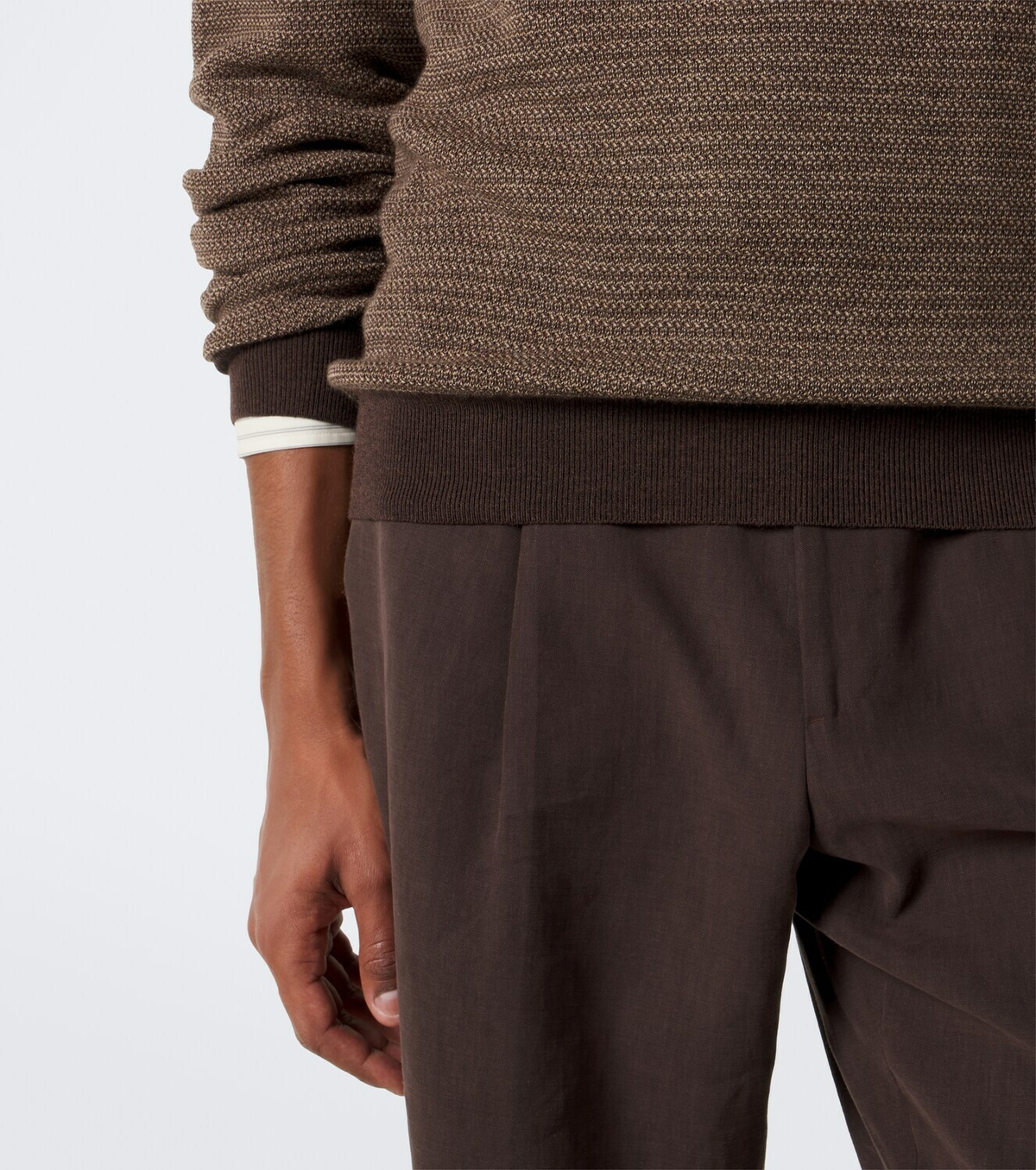 Frescobol Carioca Heitor quarter zip sweater