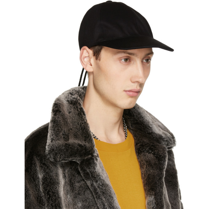 CHRISTIAN DADA LEATHER LACE UP CAP