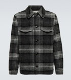 Ami Paris Checked wool jacket